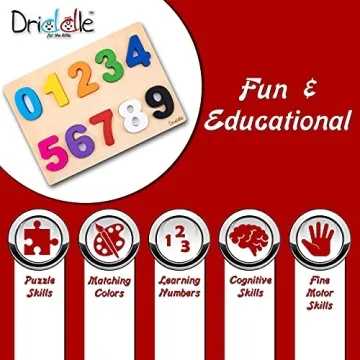 Magnetic Wooden Number Puzzle for Toddler Learning