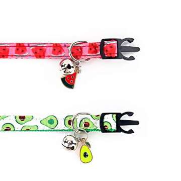 Durable Cat Collars Breakaway with Bell 4 Pack