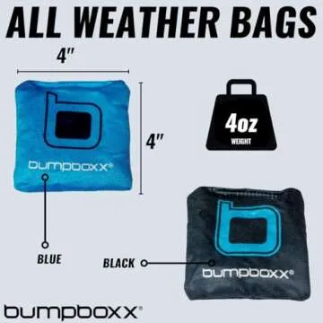 Bumpboxx Indoor Cornhole Board Set Game with Bluetooth Speakers