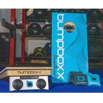 Bumpboxx Indoor Cornhole Board Set Game with Bluetooth Speakers