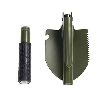 Jipemtra Folding Shovel for Camping and Gardening