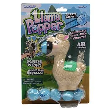 Hog Wild Llama Soft Foam Ball Popper Toy for Kids