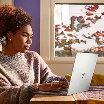 HP Envy 13 Laptop, 13.3" FHD 1080p Touchscreen, i7-1165G7 EVO, 8GB DDR4 RAM, 1TB SSD, Webcam with Shutter Switch, Backlit Keyboard, Fingerprint Reader, WiFi 6, Bluetooth 5, Windows 10 Home