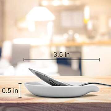 MAVOJI Coffee Spoon Rest - Cute and Functional Ceramic Holder