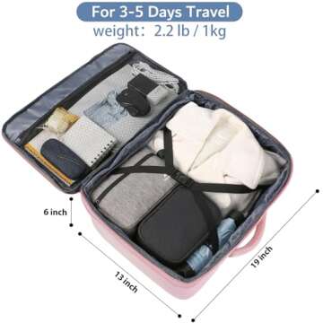 MATEIN Pink Travel Backpack for Women, Large Backpack Airline Approved, Expandable Carry on Backpacks, 35L Convertible Suitcase, Weekender Back Pack for Hiking Sport Gym, Gift for Traveler