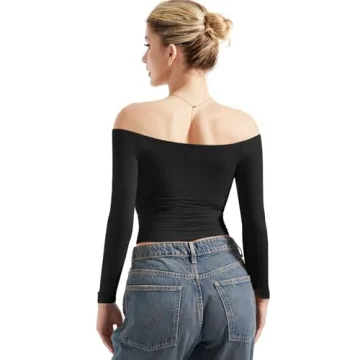SUUKSESS Women Off Shoulder Double Lined Shirt - Stylish & Comfortable