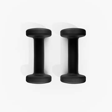Peloton Light Weights | Set of Two Sweat-Proof Weights with Nonslip Grip, Designed to Fit in the Bac...