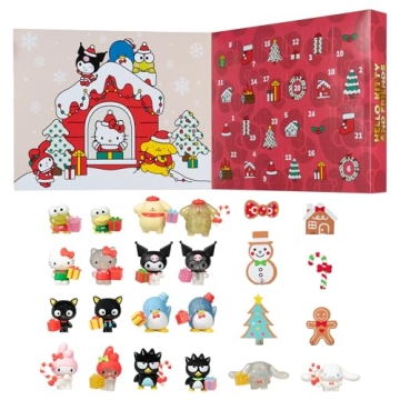 Hello Kitty Holiday Advent Calendar with 24 Exclusive Toys for Kids