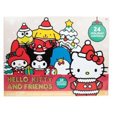 Hello Kitty Holiday Advent Calendar with 24 Toys
