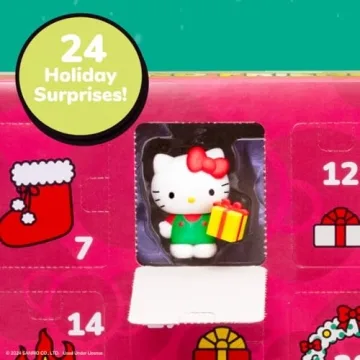 Hello Kitty Holiday Advent Calendar with 24 Toys