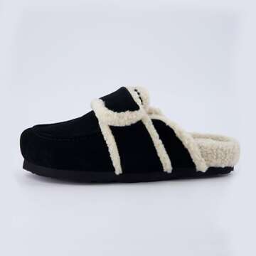 CUSHIONAIRE Women's Nero Genuine Suede clog with +Comfort, Wide Widths Available