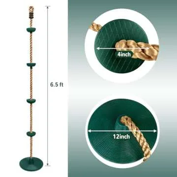 Climbing Rope Swing with Platforms - Fun for Kids