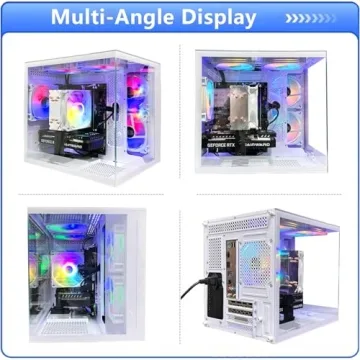 Suevery Desktop Computer with RGB Fans and RTX 3050