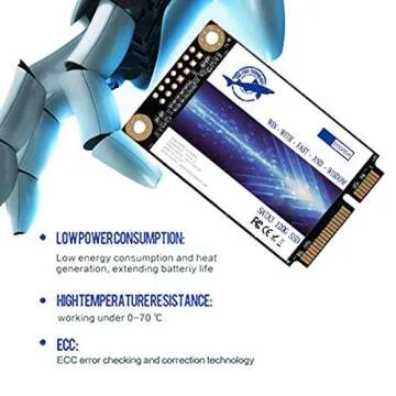 Dogfish SSD Msata 128GB Solid State Drive for Desktop and Laptop