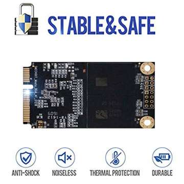 Dogfish SSD Msata 128GB High-Performance Internal Drive