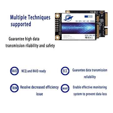 Dogfish SSD Msata 128GB High-Performance Internal Drive