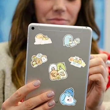 100 Cartoon Stickers Waterproof Cute Vinyl for All Ages