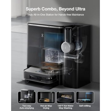 ECOVACS DEEBOT X2 Combo Robot Vacuum and Mop with Omni Station