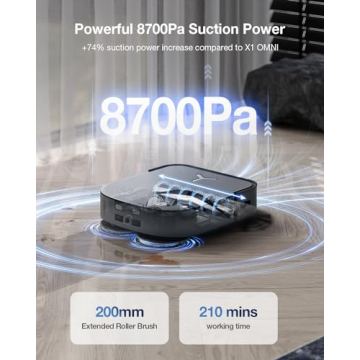 ECOVACS DEEBOT X2 Combo Robot Vacuum and Mop with Omni Station