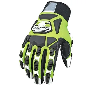 Youngstown Gloves Cut Resistant Titan XT Vibration & Impact Dampening Work Gloves - Kevlar Lined, Pu...