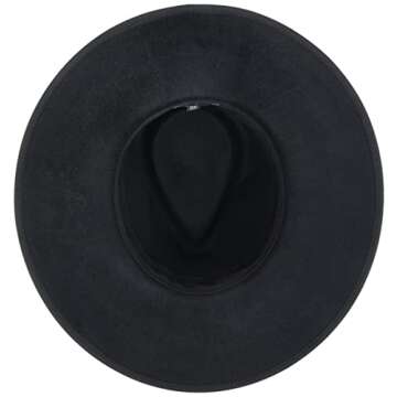 Brixton Jo Rancher Fedora for Women - Stylish Black Hat