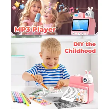 Kids Instant Print Camera for Ages 3-12 - Birthday Gifts