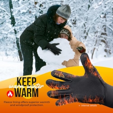 Tmani Winter Gloves for Men and Women - Warm Touchscreen Gear