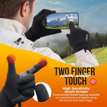 Tmani Winter Gloves for Men and Women - Warm Touchscreen Gear