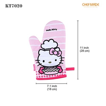 CHEFMADE Hello Kitty Oven Mitts - Heat Resistant Gloves