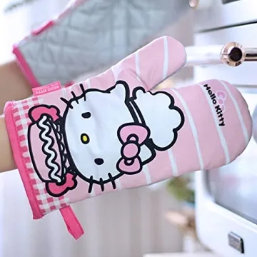 CHEFMADE Hello Kitty Oven Mitts - Heat Resistant Gloves