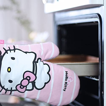 CHEFMADE Hello Kitty Oven Mitts - Heat Resistant Gloves
