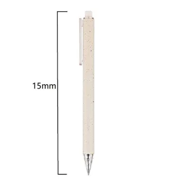 RIANCY 12PCS Black Gel Pens Fine Point 0.5mm Smooth Writing