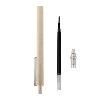 RIANCY 12PCS Black Gel Pens Fine Point 0.5mm Smooth Writing