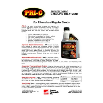 PRI-G Fuel Stabilizer 16Oz - Enhance Gasoline Performance