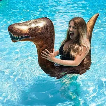 Dinosaur T-Rex Inflatable Swim Noodle for Pool Fun