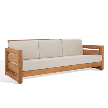 Luxurious SAFAVIEH Couture Outdoor 3-Seat Sofa