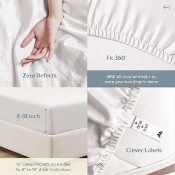 Premium Mayfair Linen King Size Cotton Sheets Set