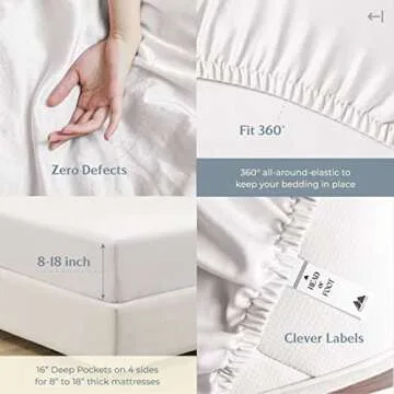 Premium Mayfair Linen King Size Cotton Sheets Set