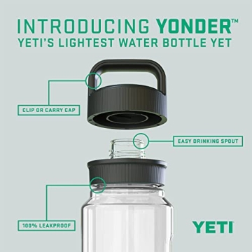 YETI Yonder 1L Water Bottle - Lightweight and Durable