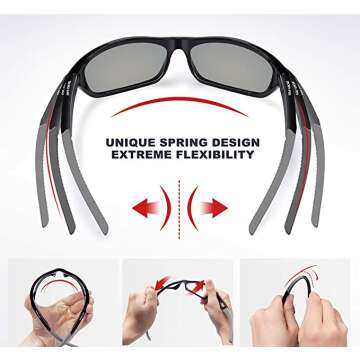 RIVBOS Polarized Sunglasses for Driving & Sports