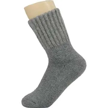 BomKinta Women Winter Solid Boots Socks Thick Warm Wool Socks Cozy Crew Socks for Women Christmas Gift