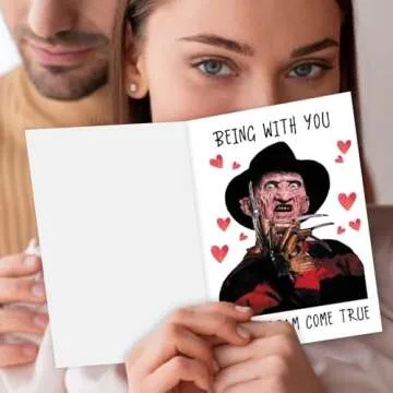 Horror Valentine's Day Card for Him Her - Unique Gifts