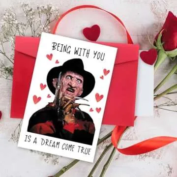 Horror Valentine's Day Card for Him Her - Unique Gifts