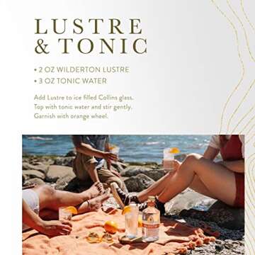 Wilderton Lustre Non Alcoholic Spirits - Refreshing Hair-Free Drink