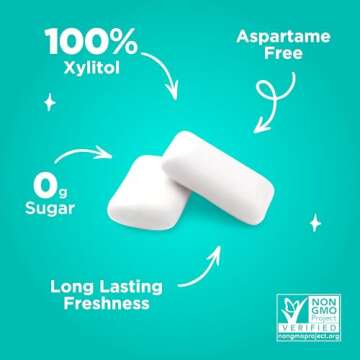 PUR Aspartame-Free Chewing Gum - Wintergreen Flavor