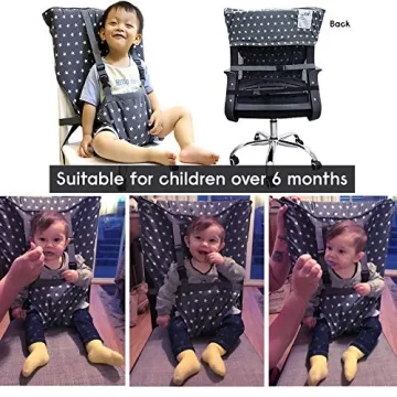 Portable Baby High Chair Harness for Safe Easy Feeding