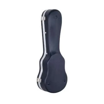 Crossrock, 0-String Soprano Ukulele, Super lightweight ABS Molded Hard Case in Black, (CRA860SUBK)