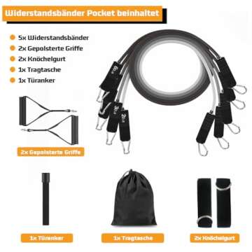 VEICK Resistance Bands - Versatile Exercise Bands for Home or Travel Fitness