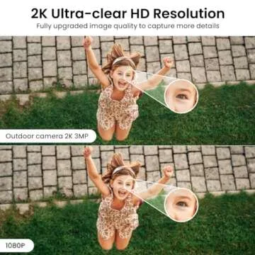 AOQEE 2K Home Security Cameras with 2-Way Talk