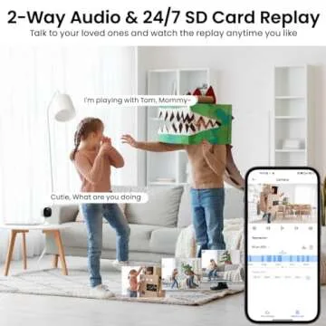 AOQEE 2K Home Security Cameras with 2-Way Talk